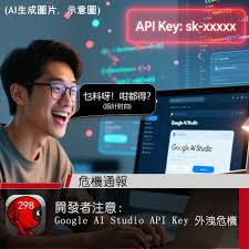 開發者注意：Google AI Studio API Key 外洩危機- 灣仔298電腦資訊網