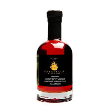 Cooked in or with a sauce containing blended sugar and vinegar. Caravella Premium Italienisch Kirschbalsamessig Aus Modena
