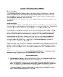 Prevailing wage log to payroll xls workbook : Free 8 Sample Payroll Report Templates In Ms Word Pdf