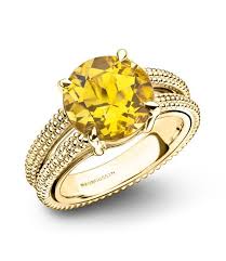 Ritournelle Du Premier Jour Ring By Mauboussin Yellow Gold Citrine And Diamonds Instagram Mauboussin Singapo Quartz Jewelry Yellow Gemstones Rings For Men