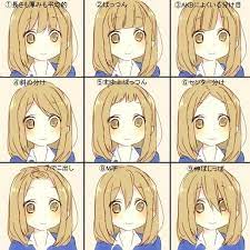 c x g イラスト アニメの毛 髪型のスケッチ