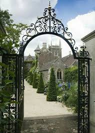 Hanham Court Bristol Uk Backyard Garden Diy English Country Manor Iron Gates Driveway