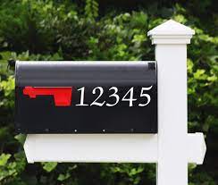 Mailbox height and placement rules. House Number Decal Calligraphy Mailbox Numbers Address Number Stickers House Number Decals Number Stickers Mailbox Numbers