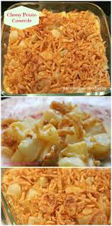 Cheesy Potato Casserole With French S Fried Onions French Fried Onion Recipes Fried Onions Recipe Cheesy Potatoes