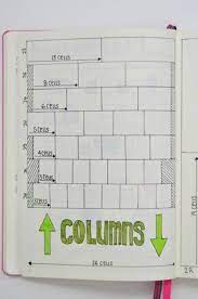 Dividing Your Bullet Journal Page Into Equal Columns And Rows Bullet Journal Grid Bullet Journal Cheat Sheet Bullet Journal Dot Grid