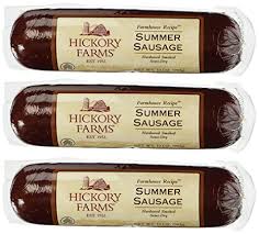 This summer sausage recipe will make approximately ten pounds of sausage. Amazon Com Hickory Farms Hardwood Smoke Sausage 3 Pack Gourmet Food Grocery Gourmet Food