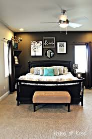 One Dark Wall Love The Colors Home Modern Master Bedroom Home Bedroom