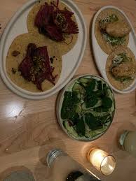 Maybe you would like to learn more about one of these? Fantastic Service Lovely Setting Wonderful Flavors We Highly Recommend The Crab Nachos Cucumber Salad Fish Tacos And Pastrami Tacos The Avocado Ice Cream Dessert Is Texturally Delightful Picture Of Empellon New