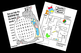 The pages you're about to color in have some fun and creative images that encourage you to have a great time using your favorite colors to finish them off. Free Kids Dental Coloring Sheets Printable Activity Pages About Teeth