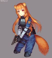 Raphtalia For The Raccoon City Police By Bsapricot Raphtalia Anime Characters Anime Comics Anime Crossover