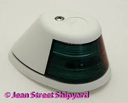 White Boat Deck Mount Bi Color Bow Navigation Light 2 Mile Perko A 16 252wb0dp1 Ebay