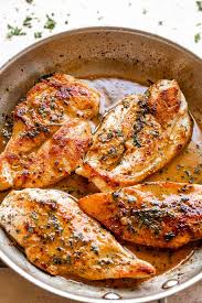 Cook for 2—3min or until the livers are golden on the outside and pink on the inside. Juicy Garlic Butter Chicken Breasts Recipe Diethood