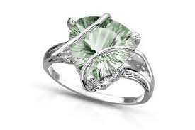 This Ring Is Absolutely Amazing Amethyst And Diamond Ring Green Amethyst Ring Green Amethyst Engagement Ring