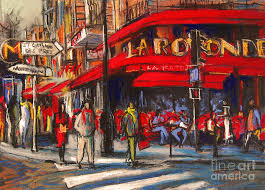 Consultez 1 799 avis sur la rotonde, noté 4 sur 5 sur tripadvisor et classé #1 192 sur 18 366 restaurants à paris. At The Cafe De La Rotonde Paris Pastel By Mona Edulesco