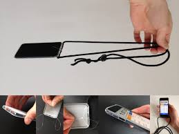 Diy How I Made A Mobile Phone Neck Strap Lanyard Case For 6 Diy Phone Holder Diy Phone Case Diy Iphone Case
