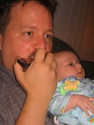 Blais_3months_papa_harmonica