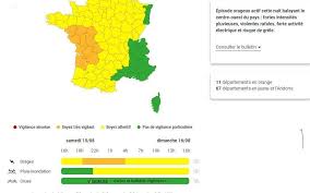 L'institut alerte sur d'importants cumuls de précipitations, . Orages La Charente Placee En Vigilance Orange Par Meteo France Charente Libre Fr
