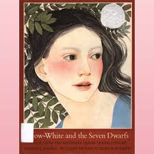 Fairest of All 🪞 This week's tale draws us deep into the shadowed woods  with Snow-White and the Seven Dwarfs, the Brothers Grimm classic translated  by Randall Jarrell and illustrated with chilling