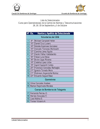 Cuerpo de Bomberos de Santiago Escuela de Bomberos de Santiago