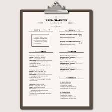 menu resume template for chef cv