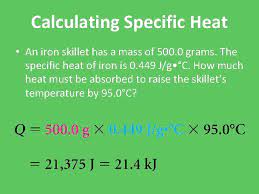 What is the equation for finding specific heat? 16 1 Thermal Energy And Matter Heat Heat