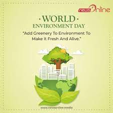Nice original world environment day (june 5th) poster featuring a tree over transparent earth map with world environment day caption in green tones. World Environment Day 2021 Images Quotes Slogan Posters Wishes