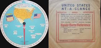 Details About 1931 International At A Glance Chart Company Map Of The United States
