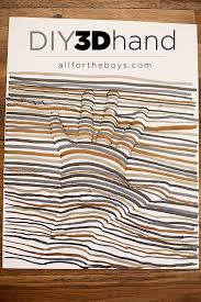 Diy 3d Hand Drawing All For The Boys How To Draw Hands Diy Spa Gifts 3d Hand Drawings