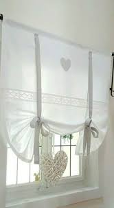gardine raffrollo spitze herz grau v breite ab 60 170 cm landhaus shabby vintage ebay gardinen raffrollo gardinen landhausstil gardinen kuche landhaus