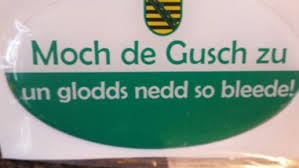 Sachsisch Sachsische Spruche Sachsisch Dialekt Sachsisch