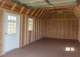 The Gambrel Is A Spacious Garage Shed With A Traditional Barn Roof That Gives Plenty Of Headroom Like All Our Garag Prefab Modular Homes Modular Homes Gambrel