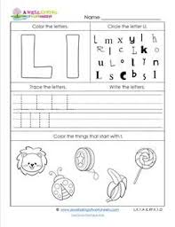 Abc Worksheets Letter L Alphabet Worksheets A Wellspring Abc Worksheets Alphabet Worksheets Preschool Writing Practice Preschool
