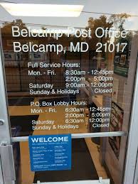 Check spelling or type a new query. United States Postal Service 4405 Pulaski Hwy Ste A Belcamp Md 21017 Usa
