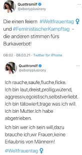 Jasmina kuhnke wollte nie kinder. Manaf Hassan On Twitter Bin Die Jasmina Kuhnke Kurz Quattromilf Die Berufsemporte Ich Darf So Viel Machen Was Eine Unterdruckte Frau Mit Niqab O Burka Nicht Machen Darf Weiss Nicht Viel Uber