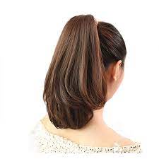 Get it as soon as mon, jun 7. Mstn Synthetic Short Straight Ponytail Extension Claw Clip In Hair Extensions Natural Pony Tail Fake Hair Hairpiece For Women Synthetic Ponytails Aliexpress