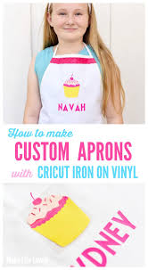 Grilling is always a fun way to enjoy the nice weather! How To Make Custom Aprons With Cricut Iron On Vinyl Make Life Lovely