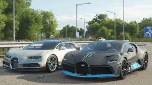 Forza Horizon 4 Drag Race Bugatti Divo Vs Bugatti Chiron Youtube