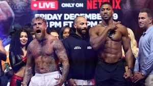 Jake Paul vs Anthony Joshua weigh-in highlights from fight event