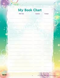 my book chart a great way for kids and teens to keep track