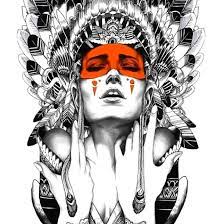 Painted lady tattoo has been there from the start, but they got infamous due to various designs kicking in. Best Indian Girl Tattoo Design Indian Chief Tattoo Indian Girl Tattoos Indian Tattoo Design