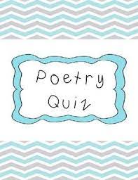 If you paid attention in history class, you might have a shot at a few of these answers. Poetry Quiz Poetry Quiz Elementary Poetry Poetry