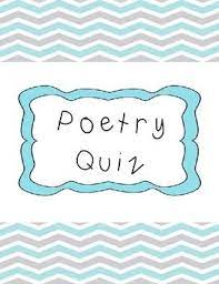 If you paid attention in history class, you might have a shot at a few of these answers. Poetry Quiz Poetry Quiz Elementary Poetry Poetry