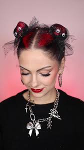 Glitter Hair Clips Black Devil Horn Hair Clips Headband Halloween Black  Devil H Demon Costume