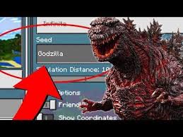 Minecraft Godzilla World Godzilla On This Minecraft Seed Minecraft Seed Godzilla Minecraft