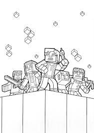  minecraft alex coloring, minecraft steve coloring, herobrine after instant download of the minecraft coloring pages, you can print at home, any local or online print shop. Cute Minecraft Mobs Coloring Pages Novocom Top
