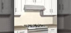 The fan in a vented range hood is attached to a duct, so it moves air from the kitchen to the outdoors. How To Install A Range Hood Wall Vent Construction Repair Wonderhowto