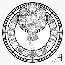 Get crafts, coloring pages, lessons, and more! Moana Font Lineart Disney Stained Glass Coloring Pages Hd Png Download Kindpng