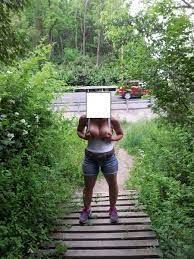 Girlfriend Flashing in the Woods - Central PA Naked