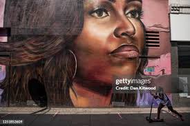 18 Michelle Obama Mural Stock Photos, High-Res Pictures, and Images
