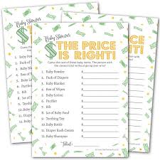 Check out our coed baby shower games selection for the very best in unique or custom, handmade pieces from our party games shops. Price Is Right Baby Shower Game Fun Baby Shower Game Coed Baby Shower Game For Boys Girls Or Gender Neutral Green And Gold Set Of 50 Baby Shower Games Cq18iwgyrge